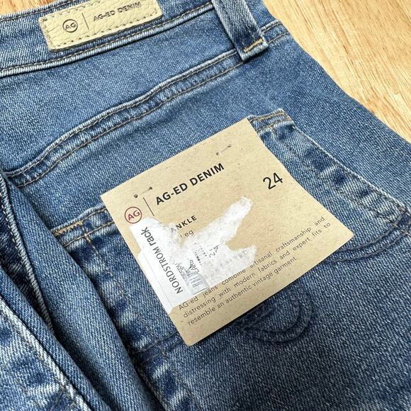 AG Adriano Goldschmied NWT Prima Mid Rise Ankle Cigarette Leg Jeans Size 24R - Picture 7 of 10